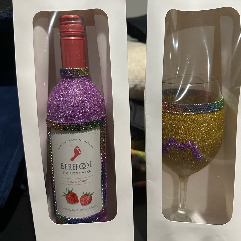 Customized bottles and glasses